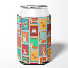 Load image into Gallery viewer, Lots of Red and White Pembroke Corgi Can or Bottle Hugger