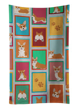 Load image into Gallery viewer, Lots of Red and White Pembroke Corgi Kitchen Towel