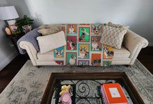 Load image into Gallery viewer, Lots of Blue Merle Welsh Cardigan Corgi Quilted Blanket 50x60