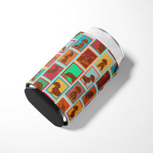 Load image into Gallery viewer, Lots of Chocolate and Tan Dachshund Can or Bottle Hugger
