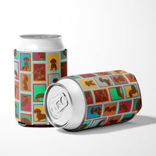 Load image into Gallery viewer, Lots of Chocolate and Tan Dachshund Can or Bottle Hugger