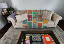 Load image into Gallery viewer, Lots of Schnauzer Quilted Blanket 50x60
