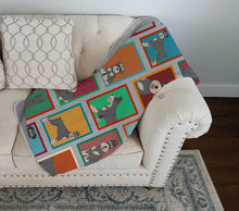 Load image into Gallery viewer, Lots of Schnauzer Quilted Blanket 50x60