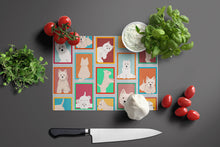 Load image into Gallery viewer, Lots of Westie Glass Cutting Boards – Durable, Decorative Kitchen Art Large