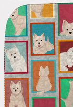 Load image into Gallery viewer, Lots of Westie Quilted Blanket 50x60