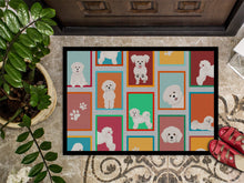 Load image into Gallery viewer, Lots of Bichon Frise Doormat - 24x36 Decorative Floor Mat – Indoor/Outdoor Rug with Artistic Flair