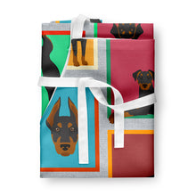 Load image into Gallery viewer, Lots of Doberman Pinscher Apron – Artist-Designed Kitchen, BBQ &amp; Craft Apron
