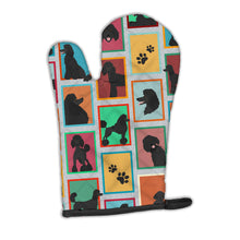 Load image into Gallery viewer, Lots of Black Standard Poodle Oven Mitt