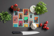 Load image into Gallery viewer, Lots of Scottish Terrier Glass Cutting Boards – Durable, Decorative Kitchen Art Large