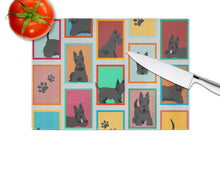 Load image into Gallery viewer, Lots of Scottish Terrier Glass Cutting Boards – Durable, Decorative Kitchen Art Large
