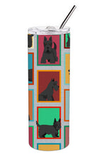 Load image into Gallery viewer, Lots of Scottish Terrier Stainless Steel 20 oz Skinny Tumbler