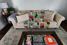 Load image into Gallery viewer, Lots of Tricolor Cardigan Corgi Quilted Blanket 50x60