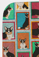 Load image into Gallery viewer, Lots of Tricolor Cardigan Corgi Quilted Blanket 50x60