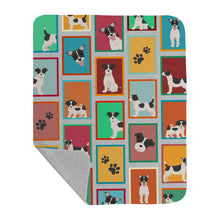 Load image into Gallery viewer, Lots of Jack Russell Terrier Quilted Blanket 50x60