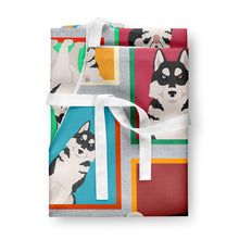 Load image into Gallery viewer, Lots of Siberian Husky Apron – Artist-Designed Kitchen, BBQ &amp; Craft Apron