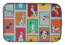 Load image into Gallery viewer, Lots of Harlequin Natural Ears Great Dane Dish Drying Mat
