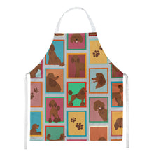 Load image into Gallery viewer, Lots of Chocolate Standard Poodle Apron – Artist-Designed Kitchen, BBQ &amp; Craft Apron
