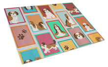 Load image into Gallery viewer, Lots of Shih Tzu Glass Cutting Boards – Durable, Decorative Kitchen Art Large