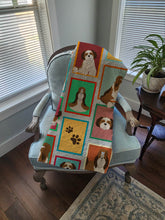 Load image into Gallery viewer, Lots of Shih Tzu Quilted Blanket 50x60