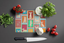 Load image into Gallery viewer, Lots of Chihuahua Glass Cutting Boards – Durable, Decorative Kitchen Art Large