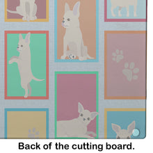 Load image into Gallery viewer, Lots of Chihuahua Glass Cutting Boards – Durable, Decorative Kitchen Art Large
