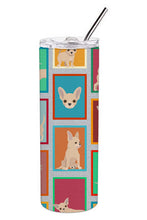 Load image into Gallery viewer, Lots of Chihuahua Stainless Steel 20 oz Skinny Tumbler
