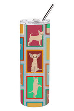 Load image into Gallery viewer, Lots of Chihuahua Stainless Steel 20 oz Skinny Tumbler
