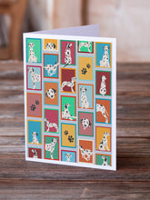 Load image into Gallery viewer, Lots of Dalmatian Greeting Cards -  Blank Note Cards – 8-Pack of Artist-Designed Cards with Envelopes