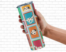 Load image into Gallery viewer, Lots of Dalmatian Stainless Steel 20 oz Skinny Tumbler