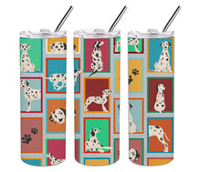 Load image into Gallery viewer, Lots of Dalmatian Stainless Steel 20 oz Skinny Tumbler