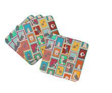 Load image into Gallery viewer, Lots of Old English Sheepdog Foam Coaster