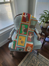 Load image into Gallery viewer, Lots of Old English Sheepdog Quilted Blanket 50x60