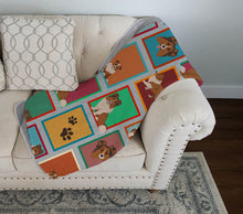 Load image into Gallery viewer, Lots of Sheltie Quilted Blanket 50x60