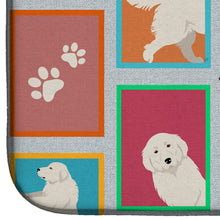 Load image into Gallery viewer, Lots of Great Pyrenees Dish Drying Mat