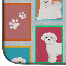 Load image into Gallery viewer, Lots of Maltese Dish Drying Mat