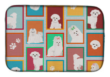 Load image into Gallery viewer, Lots of Maltese Dish Drying Mat