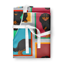 Load image into Gallery viewer, Lots of Black and Tan Cavalier King Charles Spaniel Apron – Artist-Designed Kitchen, BBQ &amp; Craft Apron