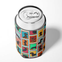 Load image into Gallery viewer, Lots of Black and Tan Dachshund Can or Bottle Hugger