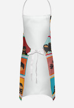 Load image into Gallery viewer, Lots of Black and Tan Pomeranian Apron – Artist-Designed Kitchen, BBQ &amp; Craft Apron