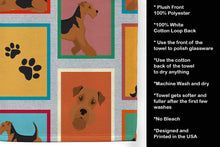 Load image into Gallery viewer, Lots of Airedale Terrier Kitchen Towel
