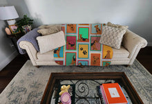 Load image into Gallery viewer, Lots of Airedale Terrier Quilted Blanket 50x60