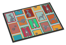Load image into Gallery viewer, Lots of Italian Greyhound Doormat - 24x36 Decorative Floor Mat – Indoor/Outdoor Rug with Artistic Flair