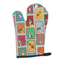 Load image into Gallery viewer, Lots of Red Boston Terrier Oven Mitt