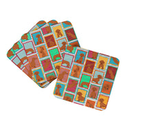 Load image into Gallery viewer, Lots of Red Dachshund Foam Coaster