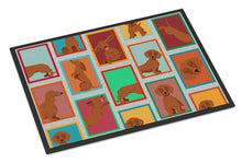 Load image into Gallery viewer, Lots of Red Dachshund Doormat - 24x36 Decorative Floor Mat – Indoor/Outdoor Rug with Artistic Flair