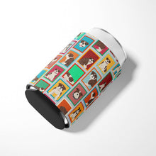 Load image into Gallery viewer, Lots of Brindle English Bulldog Can or Bottle Hugger
