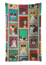 Load image into Gallery viewer, Lots of Brindle English Bulldog Kitchen Towel
