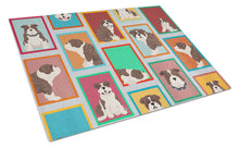 Load image into Gallery viewer, Lots of Brindle English Bulldog Glass Cutting Boards – Durable, Decorative Kitchen Art Large