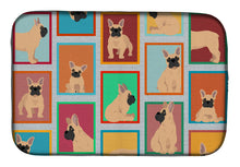 Load image into Gallery viewer, Lots of Fawn French Bulldog Dish Drying Mat