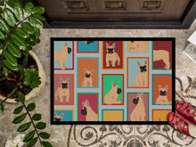 Load image into Gallery viewer, Lots of Fawn French Bulldog Doormat - 18x27 Decorative Floor Mat – Indoor/Outdoor Rug with Artistic Flair